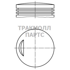 Поршень комплект - 002 34 12