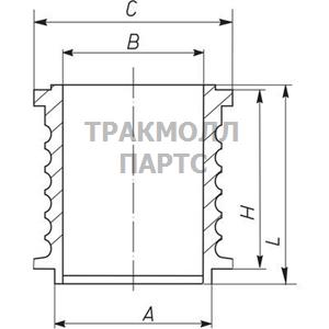 ГИЛЬЗА ЦИЛИНДРА - 002 WR 05 00