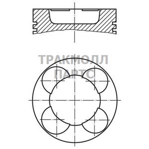 Поршень комплект - 003 65 12