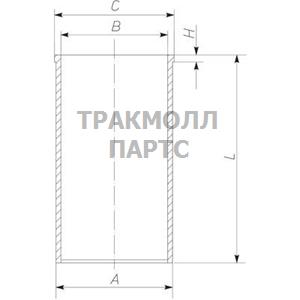 ГИЛЬЗА ЦИЛИНДРА - 003 WV 09 00