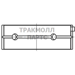 КОРЕННОЙ ПОДШИПНИК - 007 HL 20624 210