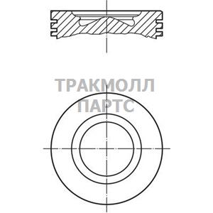 Поршень комплект - 007 PI 00107 000