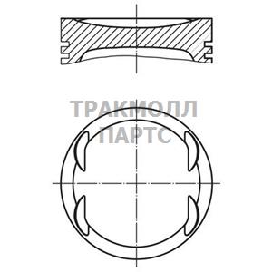 Поршень комплект - 007 PI 00153 000