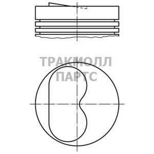 Поршень комплект - 008 92 02