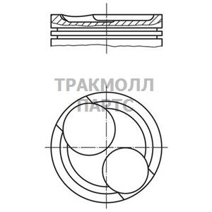 Поршень комплект - 011 66 11