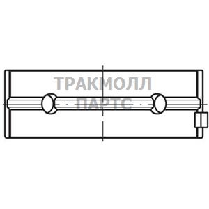 КОРЕННОЙ ПОДШИПНИК - 011 HL 19757 025