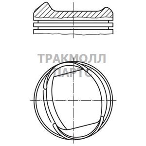 Поршень комплект - 013 23 00