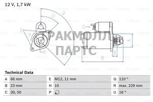 СТАРТЕР - 0986025230