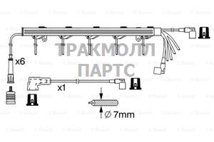 КОМПЛЕКТ ВВ  ПРОВОДОВ BOSCH - 0986356383