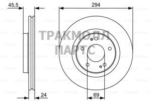 BRAKE DISC BOSCH - 0986479547