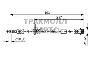 ТОРМОЗНОЙ ШЛАНГ - 1987481400