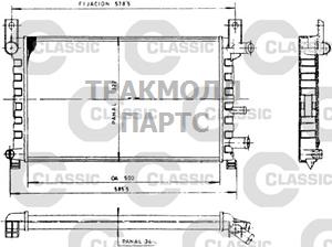 РАДИАТОР СИСТЕМЫ ОХЛАЖДЕНИЯ - 230483