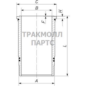 ГИЛЬЗА ЦИЛИНДРА - 439 WN 02 01