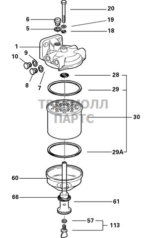 FUEL FILTER ASSEMBLY DELPHI - 5838B240