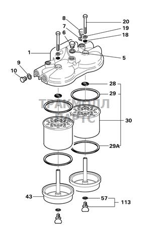 FUEL FILTER ASSEMBLY DELPHI - 5845B390