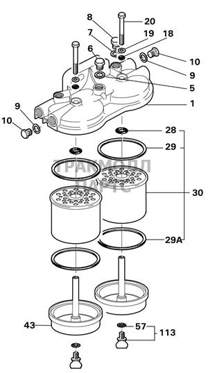 FUEL FILTER ASSEMBLY DELPHI - 5845B520