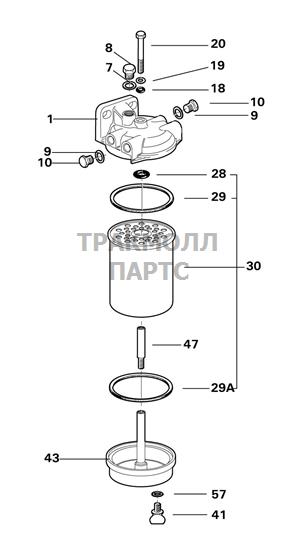 FUEL FILTER ASSEMBLY DELPHI - 5860B090