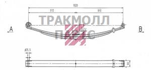 Рессора Scania о.н. 352517 M1016600 ER1377666 MARSHALL - M1016600