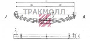 Рессора Volvo о.н. 257428 M1026100 ER257428 MARSHALL - M1026100