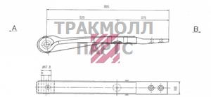 Рессора SAF о.н. 3155102802 M1071300 ER3155102802 MARSHALL - M1071300