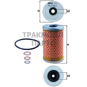 МАСЛЯНЫЙ ФИЛЬТР - OX 34D