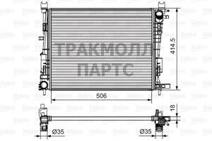 РАДИАТОР СИСТЕМЫ ОХЛАЖДЕНИЯ - 701514