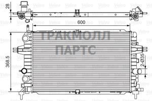 РАДИАТОР СИСТЕМЫ ОХЛАЖДЕНИЯ - 701533
