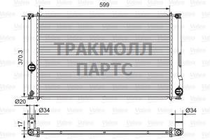 РАДИАТОР СИСТЕМЫ ОХЛАЖДЕНИЯ - 701657