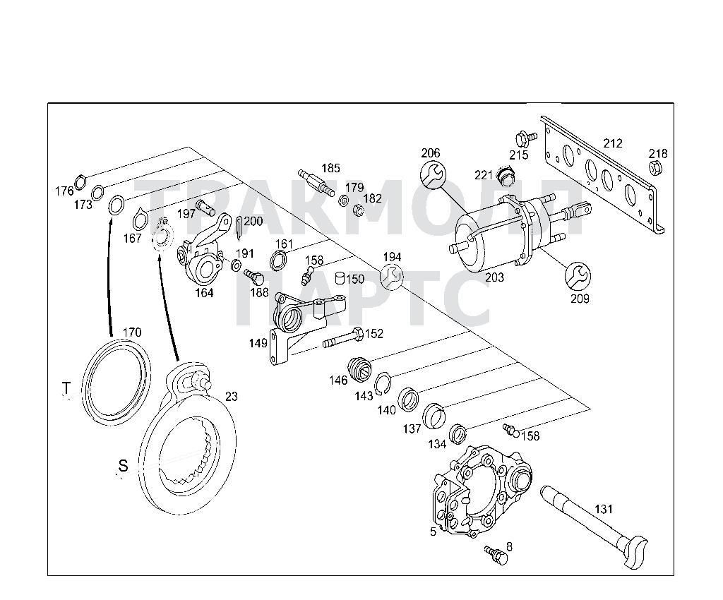 Схема Mercedes A0129973647 двигатель HL 7/053 DS - 11.5 748.240