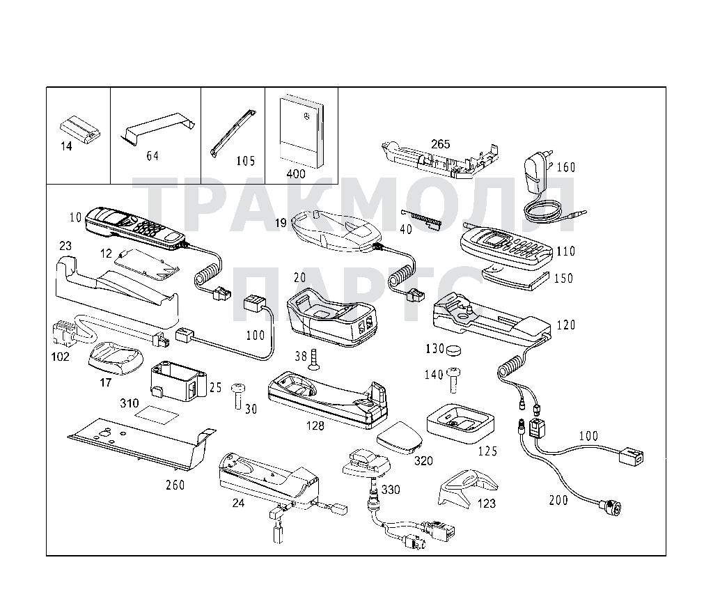 Схема Mercedes A2038200835 двигатель S 320 220.065