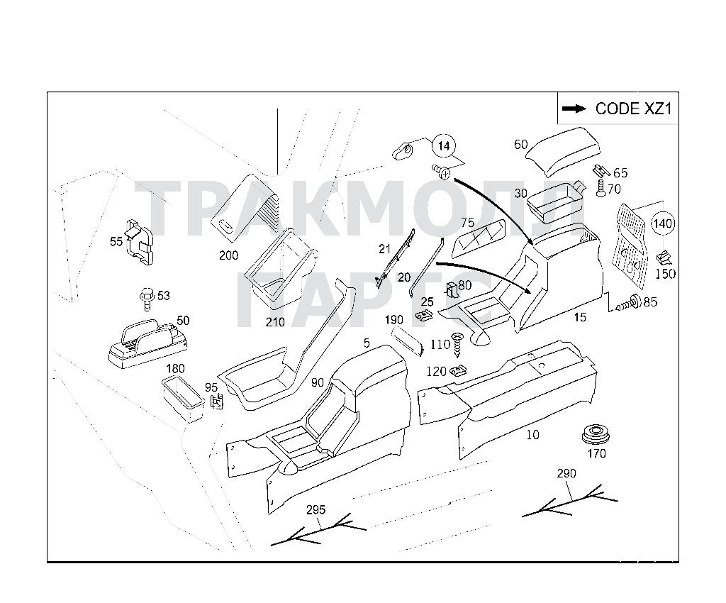 Схема Mercedes A2118200251 двигатель G 500 463.254 FROM CHASSIS 144226