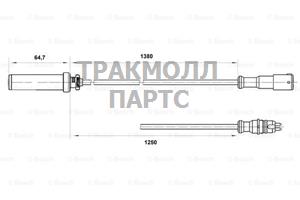 ДАТЧИК ЧАСТОТЫ ВРАЩЕНИЯ КОЛЕСА - 0265004016