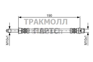 ШЛАНГ ТОРМОЗНОЙ - 1987476310