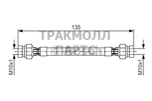 ШЛАНГ ТОРМОЗНОЙ - 1987476400