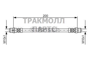 ШЛАНГ ТОРМОЗНОЙ - 1987476403