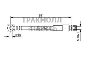 ТОРМОЗНОЙ ШЛАНГ - 1987476405