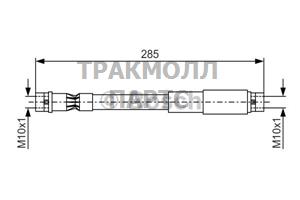 ШЛАНГ ТОРМОЗНОЙ - 1987476406