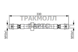 ШЛАНГ ТОРМОЗНОЙ - 1987476410