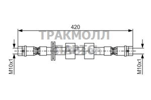 ШЛАНГ ТОРМОЗНОЙ - 1987476414