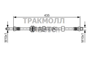 ШЛАНГ ТОРМОЗНОЙ - 1987476415