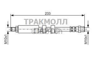 ШЛАНГ ТОРМОЗНОЙ - 1987476418