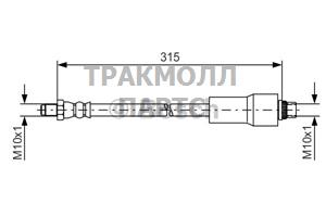 ТОРМОЗНОЙ ШЛАНГ - 1987476432