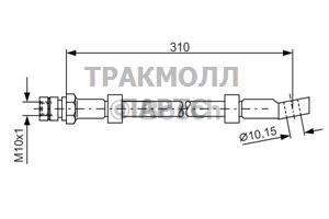 ШЛАНГ ТОРМОЗНОЙ - 1987476464