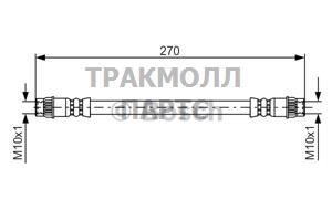 ШЛАНГ ТОРМОЗНОЙ - 1987476493