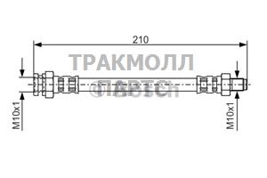 ШЛАНГ ТОРМОЗНОЙ - 1987476502