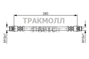 ШЛАНГ ТОРМОЗНОЙ - 1987476517