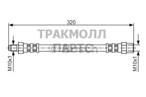 ТОРМОЗНОЙ ШЛАНГ - 1987476610