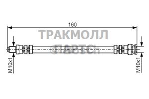 ШЛАНГ ТОРМОЗНОЙ - 1987476629