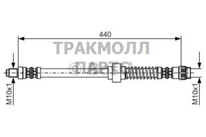 ШЛАНГ ТОРМОЗНОЙ - 1987476651