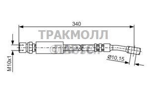 ШЛАНГ ТОРМОЗНОЙ - 1987476691